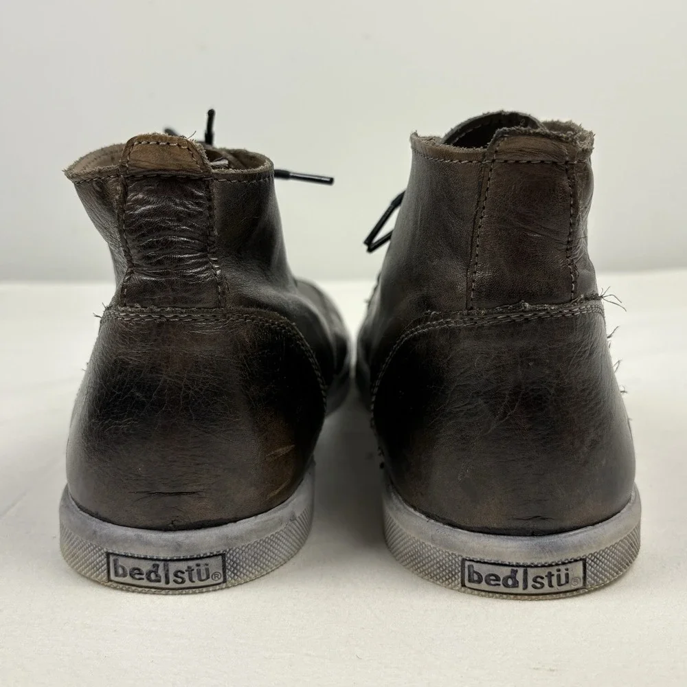 Bed Stu Duke II F437514 Gray Distressed Leather Chukka Boots Men's 11M EUC